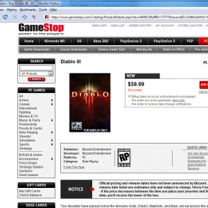 Gamestop.com pre-order