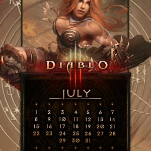 Calendar #9: Universal July