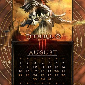 Calendar #10: Universal August