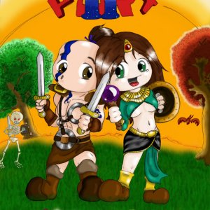 Chibi Barbarian & Sorceress