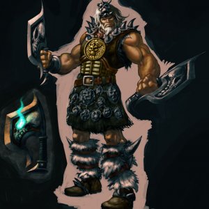 Barbarian armored