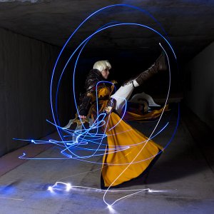 Female Monk Light Show