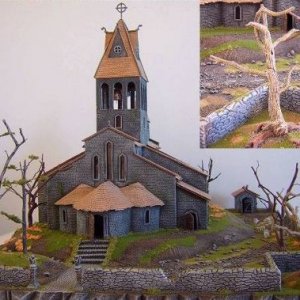 Fanmade Tristram Cathedral Diorama