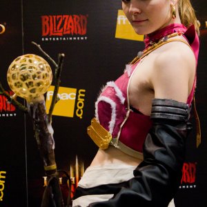 cosplay at Paris launch event