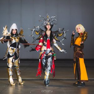 Demon Hunter, Wizard and Female Monk