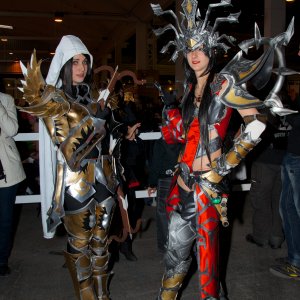 Demon Hunter and Wizard