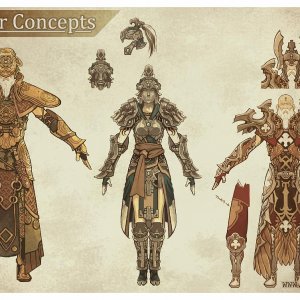 Monk armour concept