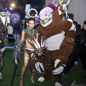 Reaper of Souls launch event cosplay from Korea