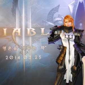 Reaper of Souls launch event cosplay from Korea