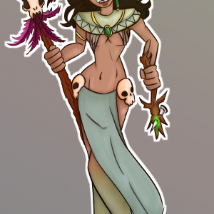Disney Princesses: Tiana as the Witch Doctor