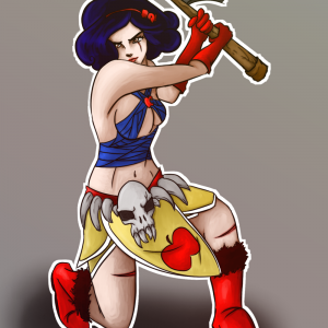 Disney Princesses: Snow White as the Barbarian