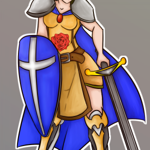Disney Princesses: Belle as the Paladin