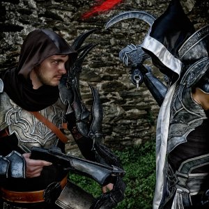 Malthael and Male Demon Hunter