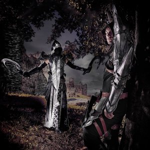 Malthael and Male Demon Hunter