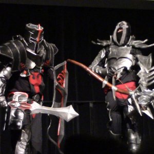 Crusader and Male Demon Hunter