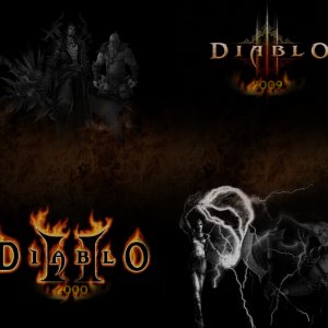 Diablo2/Diablo3 1280-1024 Wallpaper