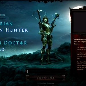 Char Creation Demon Hunter