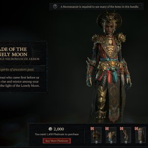 Necromancer Lunar Awakening Cosmetics