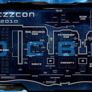 Blizzcon 2010 Floor Plan