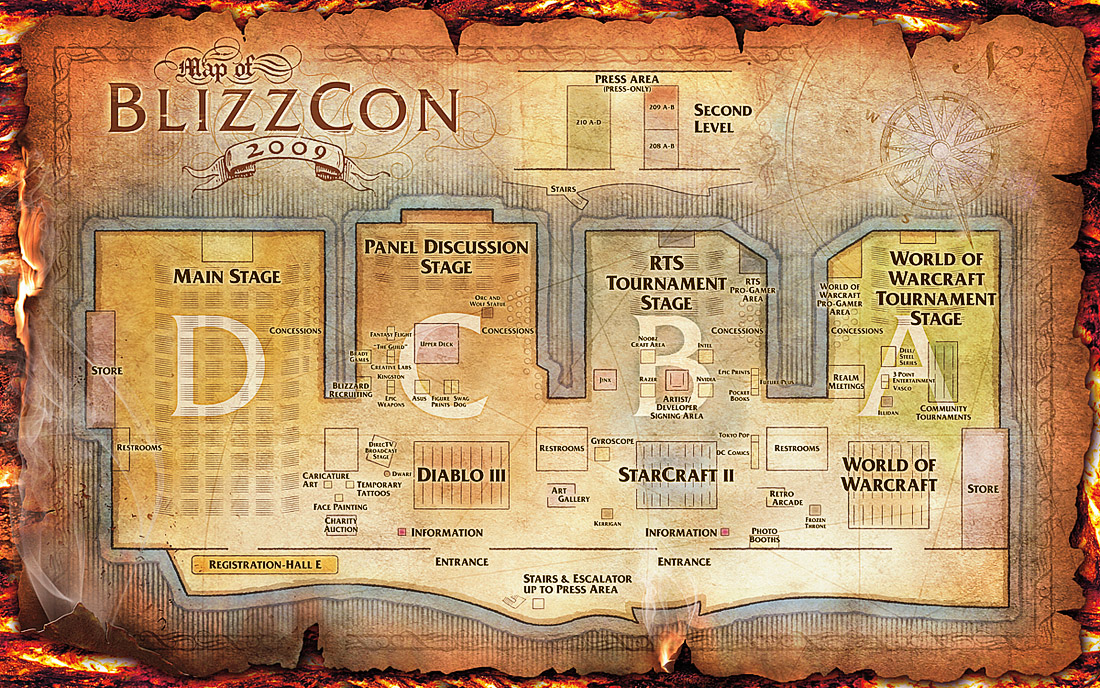 Blizzcon 2009 Floor Plan