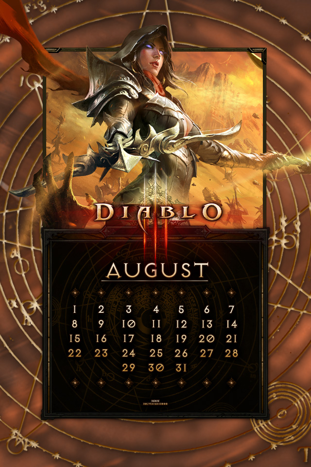 Calendar #10: Universal August