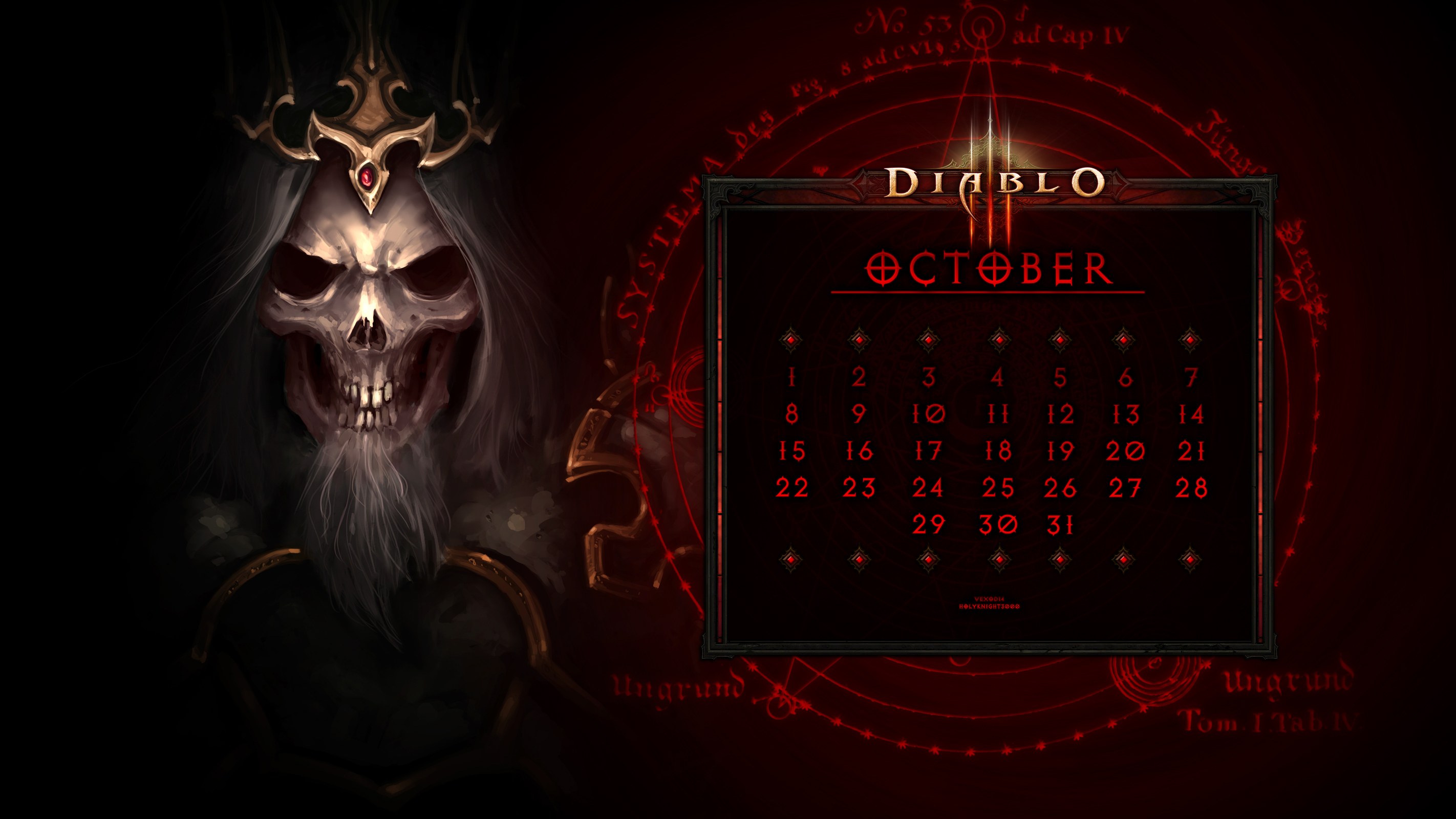 Calendar #28: Uni October - Leoric