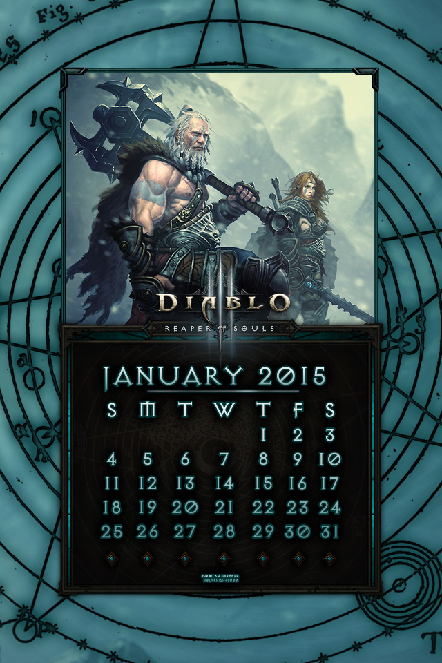 Calendar Mobile #3: January 2015