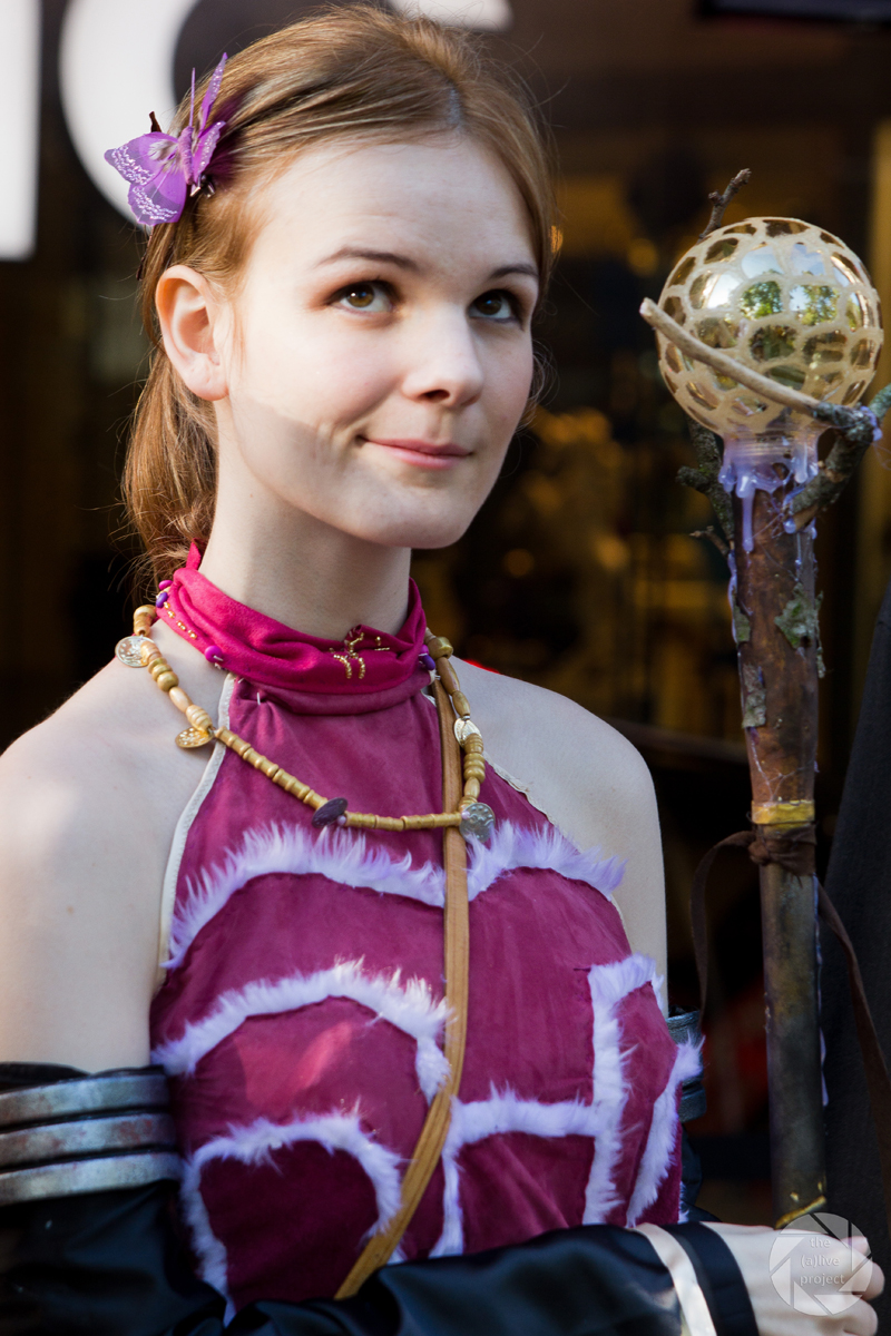 cosplay at Paris launch event
