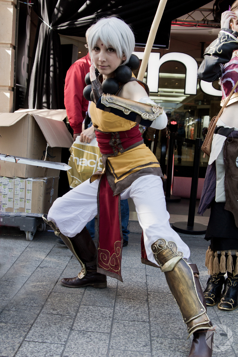 cosplay at Paris launch event