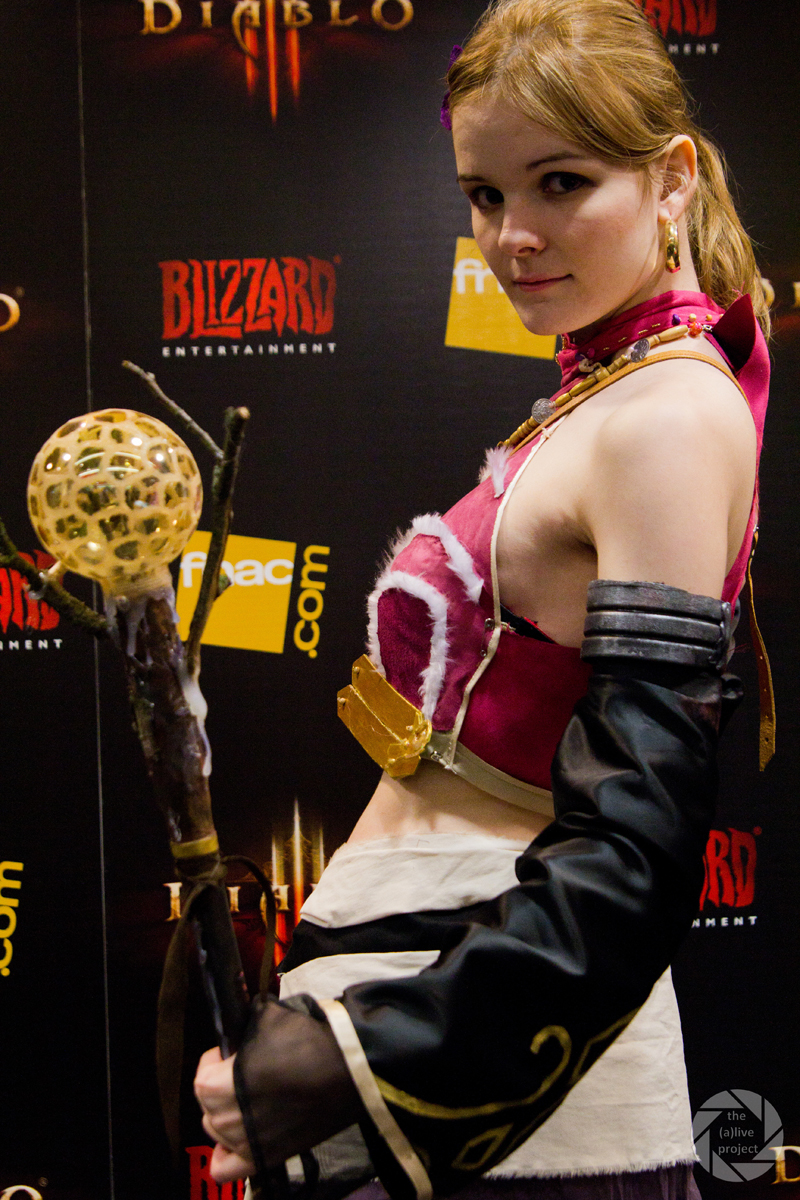 cosplay at Paris launch event