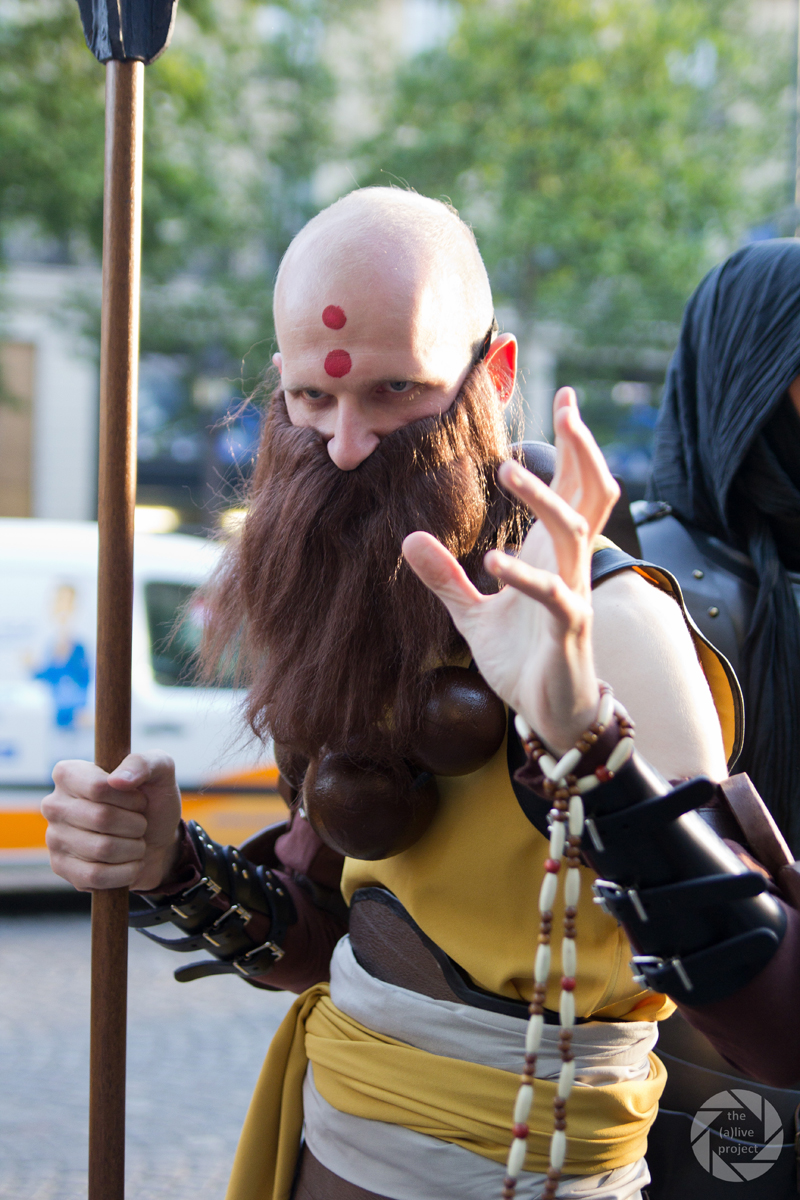 cosplay at Paris launch event