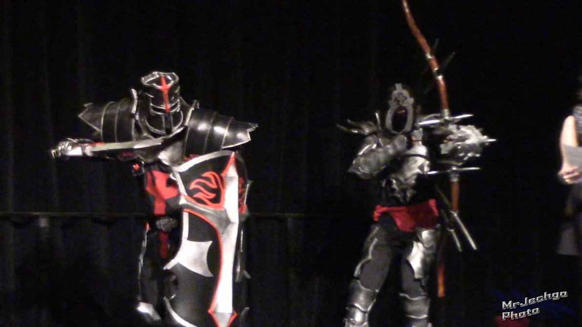 Crusader and Male Demon Hunter