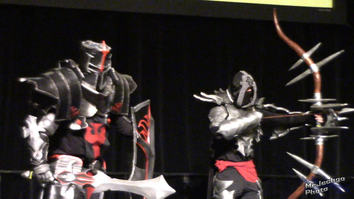 Crusader and Male Demon Hunter
