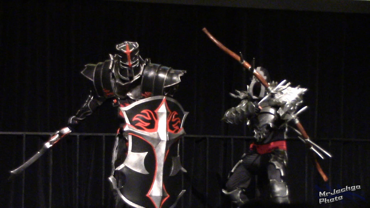 Crusader and Male Demon Hunter