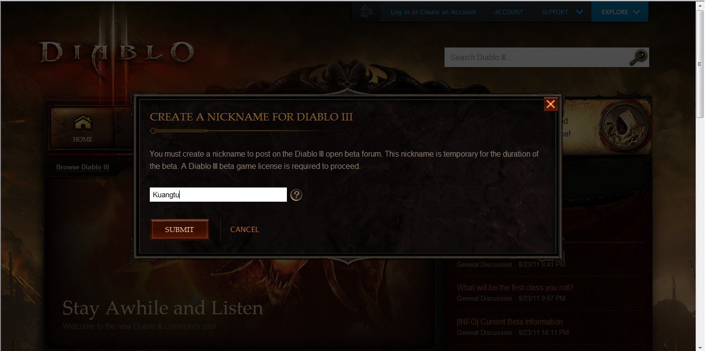 D3 Beta Forum