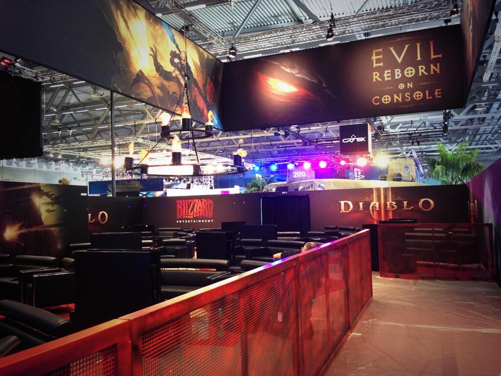 Diablo 3 Booth at Gamescom