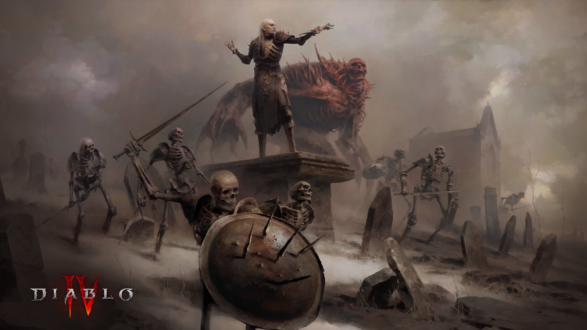 Diablo 4 Necromancer Reveal Art