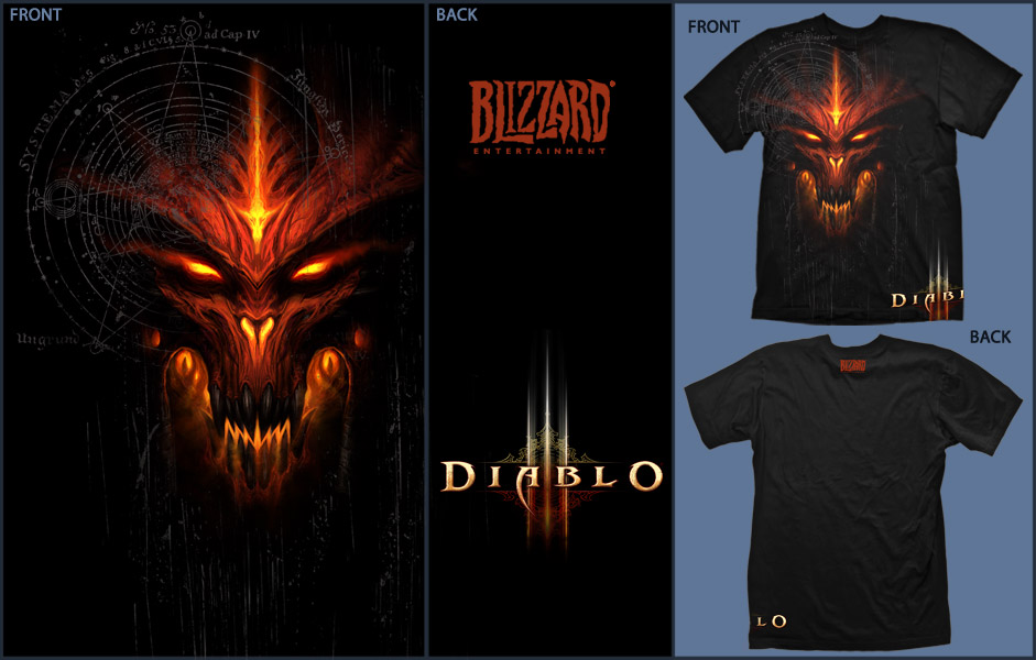 Diablo III JINX T-Shirt design