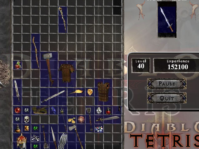 Diablo Tetris