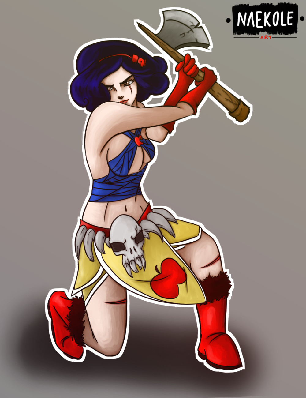 Disney Princesses: Snow White as the Barbarian