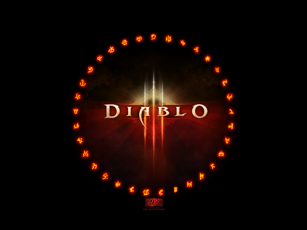 Fiery Runes - Diablo 3 Logo