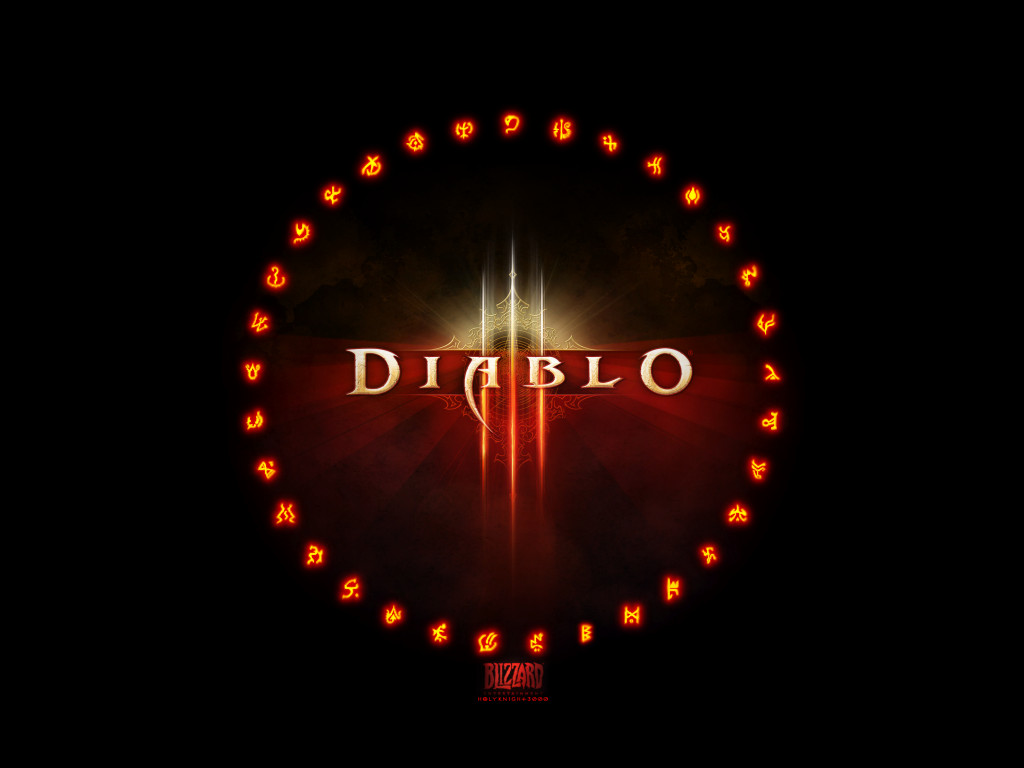 Fiery Runes - Diablo 3 Logo