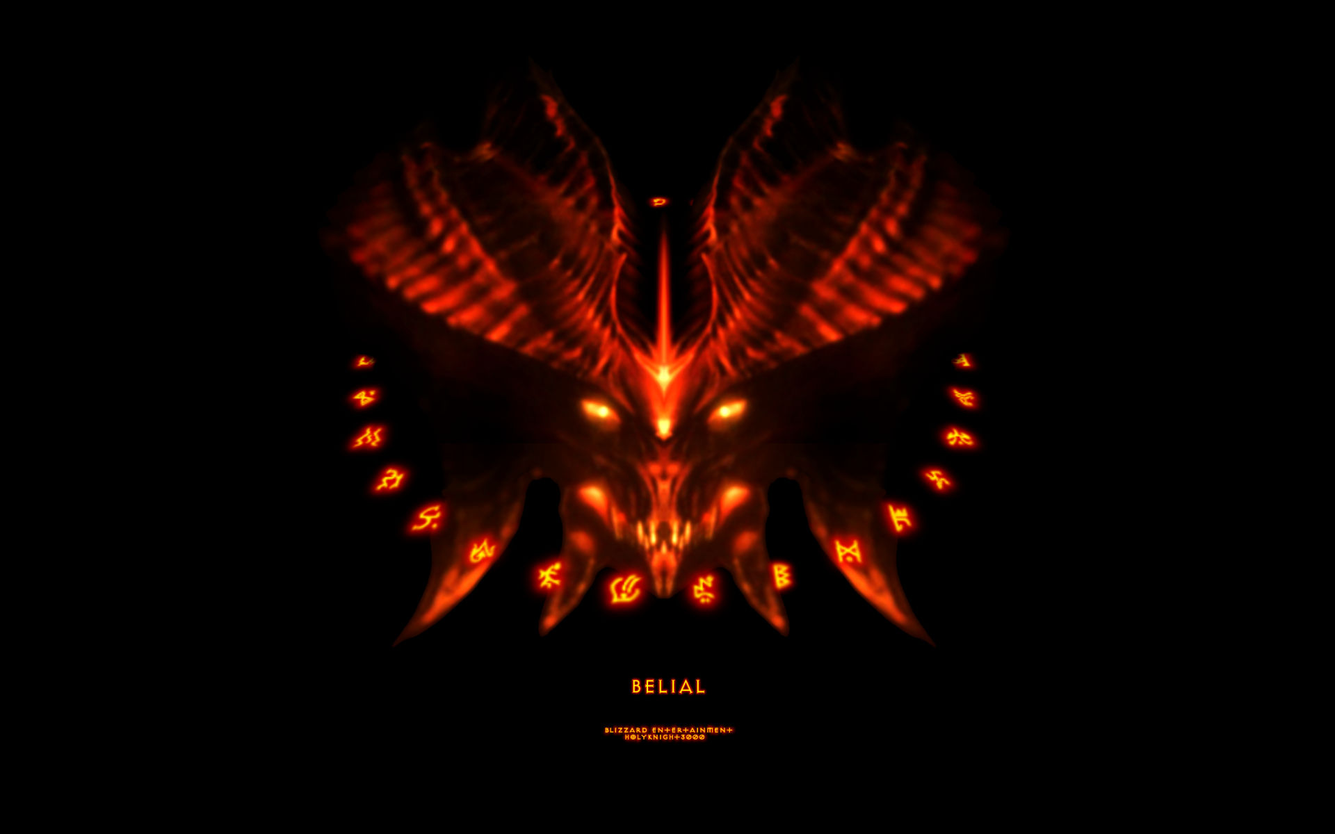 Fiery Runes - &quot;Smiley Belial&quot;