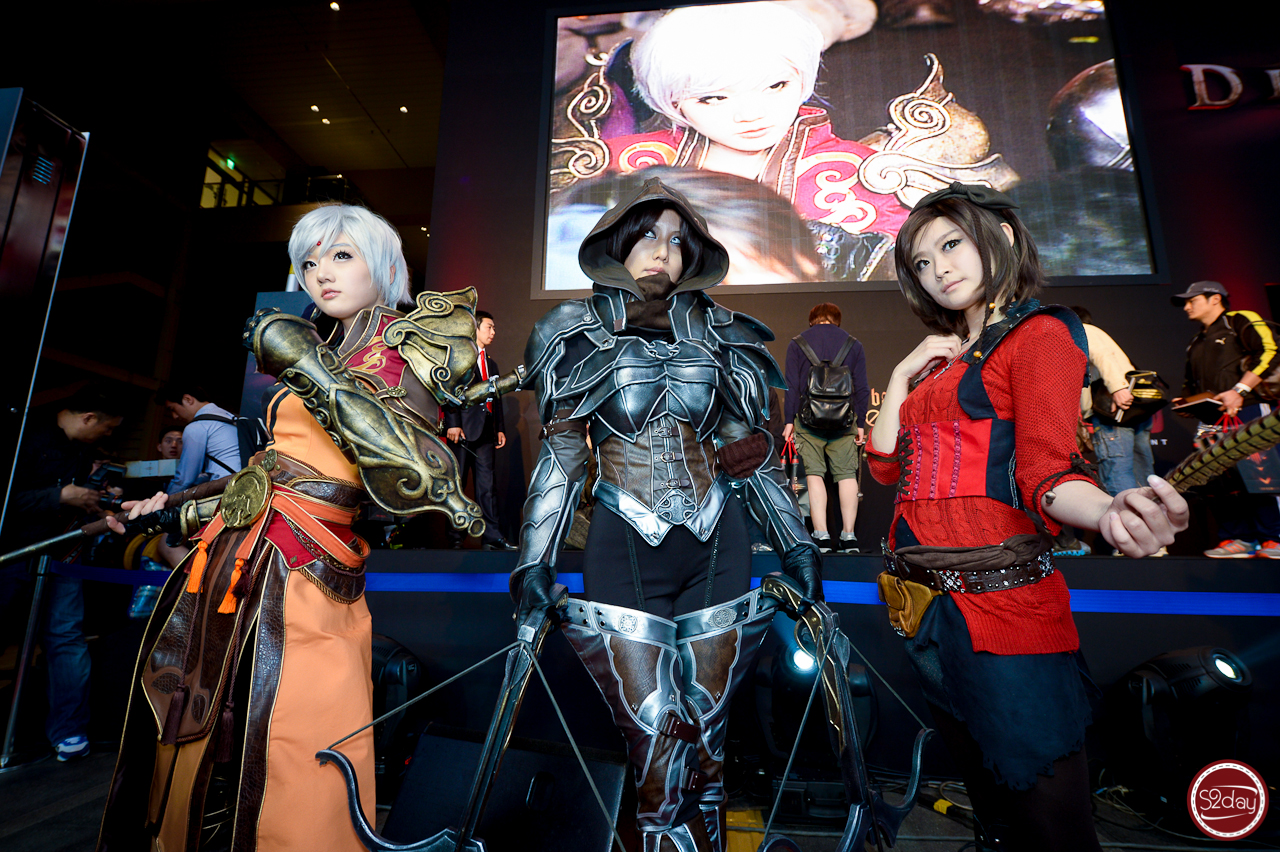 launch event cosplay in Korea