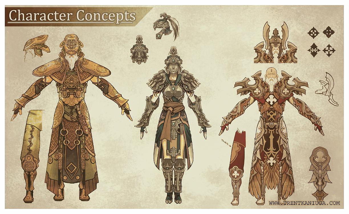 Monk armour concept