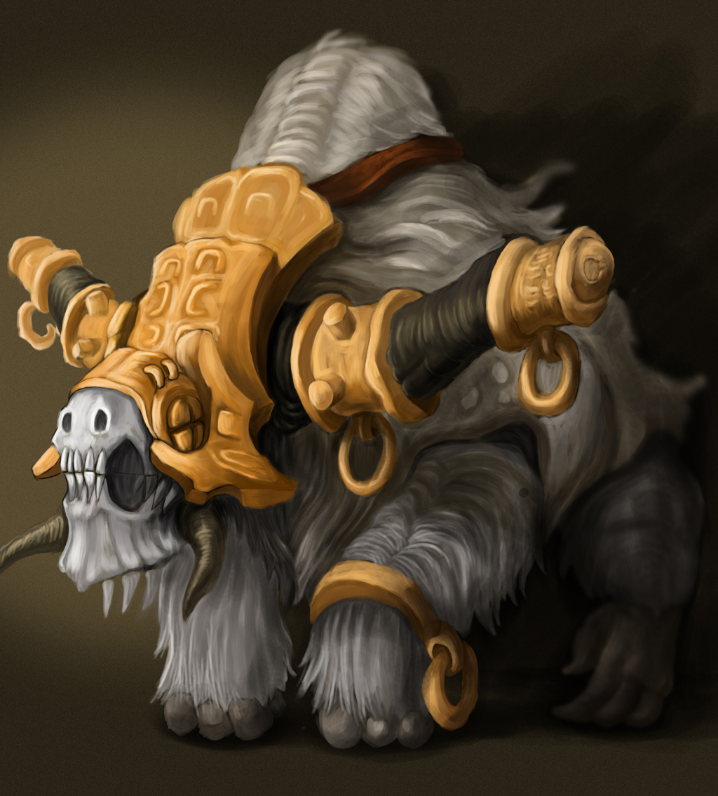 Painted Horned Ground Sloth