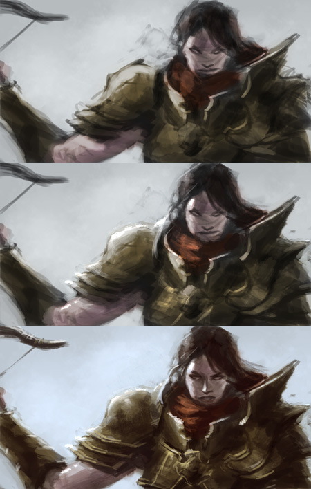 Step by Step Speed Painting - Demon Hunter II
