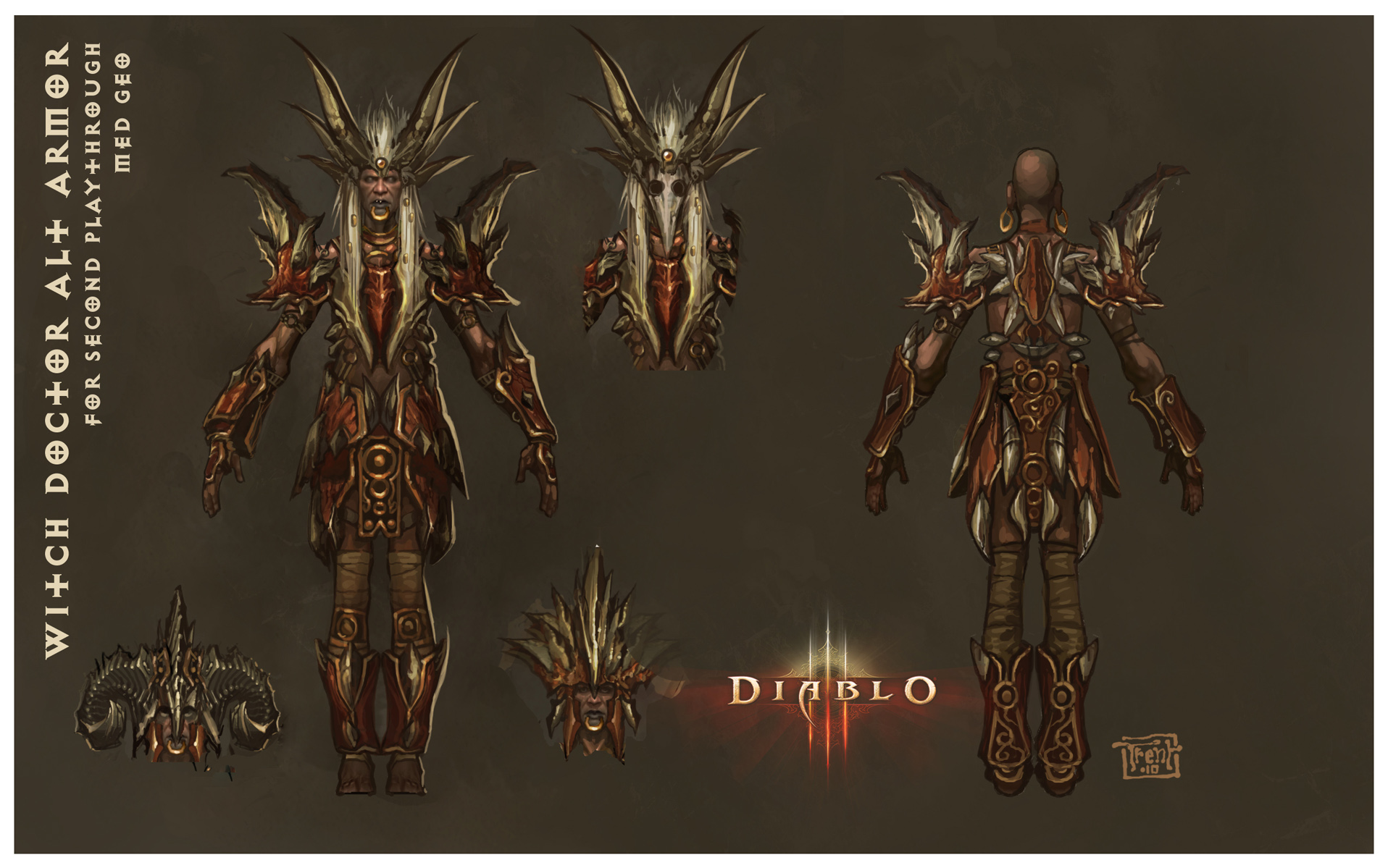 Witch Doctor armour concept